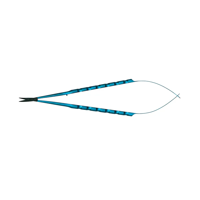 Ножницы микрохирургические анатомические castroviejo изогнутые 18 cm, STMBH