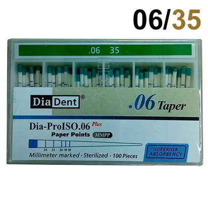 Абсорберы конусные 06 №35 (100шт.) DiaDent
