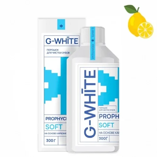 Порошок PROPHYCLEAR SOFT Лимон для чистки зубов на основе кальция карбоната 65 мк (300 г)