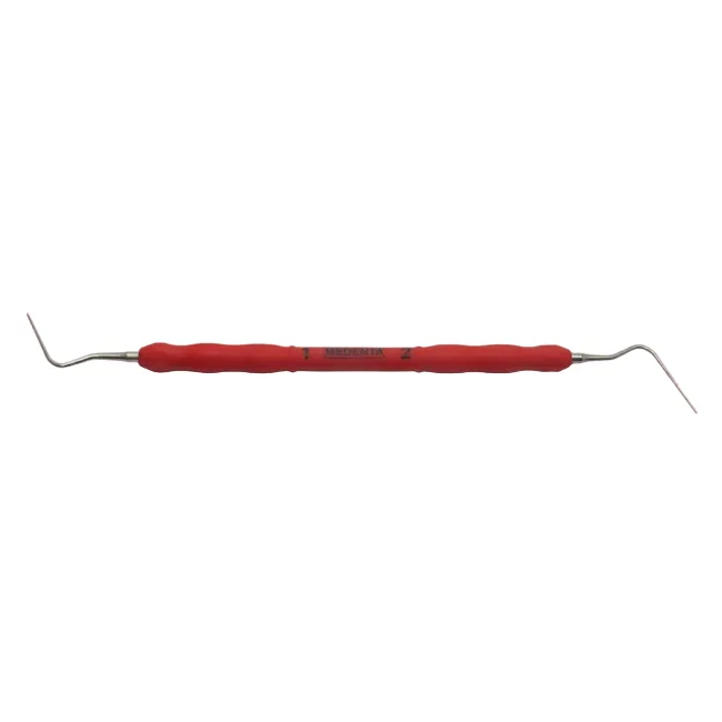Plugger Heat Carrier №1/2 d=0,6мм (1 шт), Dentsply Sirona - уплотнитель для термальной конденсации гуттаперчи, двусторонний, красный