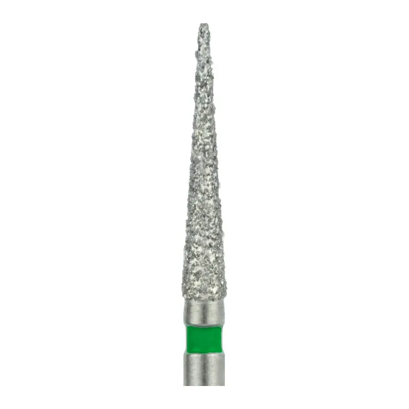 Бор алмазный 859G 021 FG, зеленый, форма: игла (5 шт), Jota
