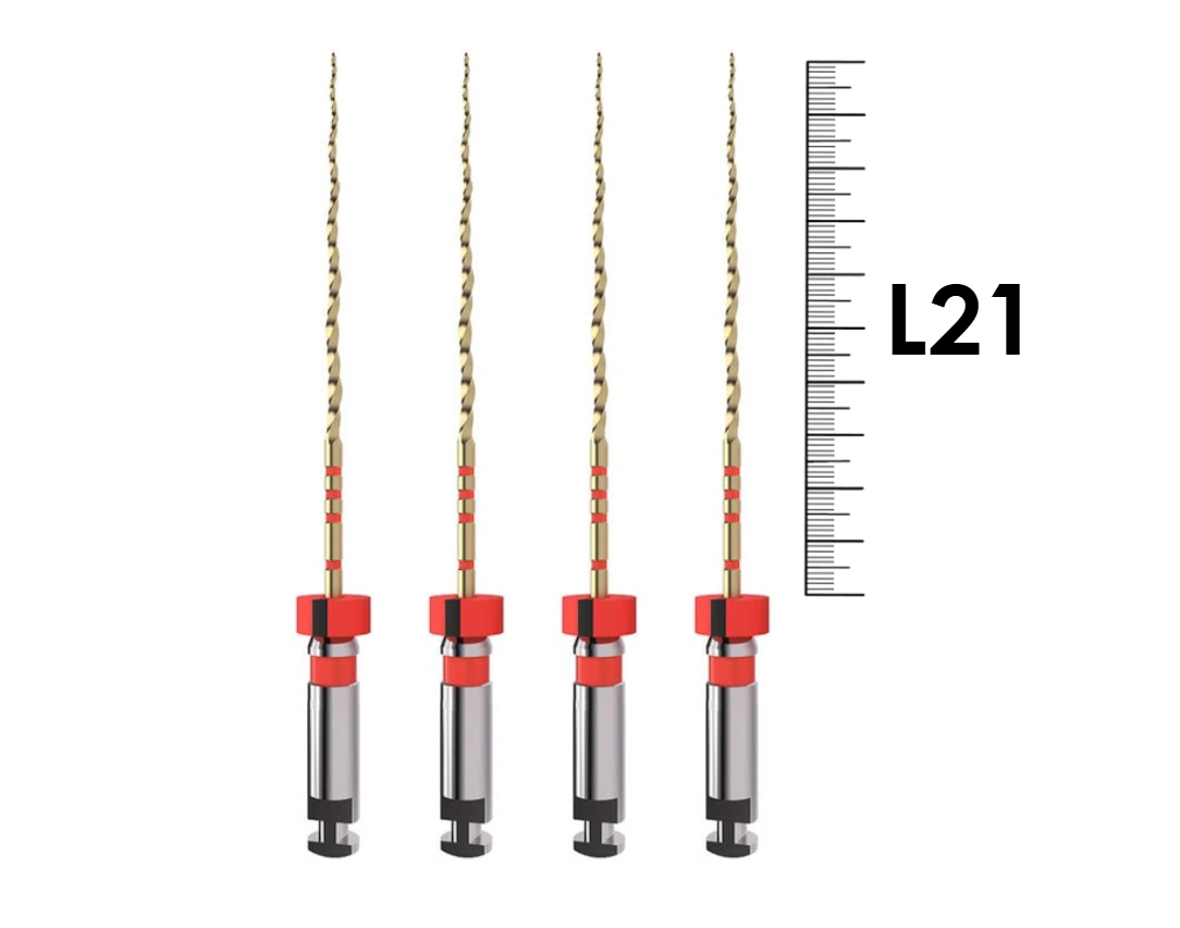 TruNatomy Prime 21мм (4 шт), Dentsply Sirona - машинные файлы, стерильные