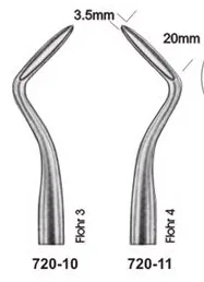 Flohr №4 720-11, Surgicon - элеватор