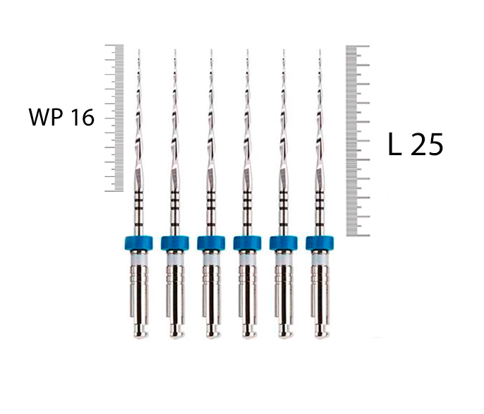 Mtwo 25мм, 04, N45 (6 шт), VDW - машинные файлы, WP 16