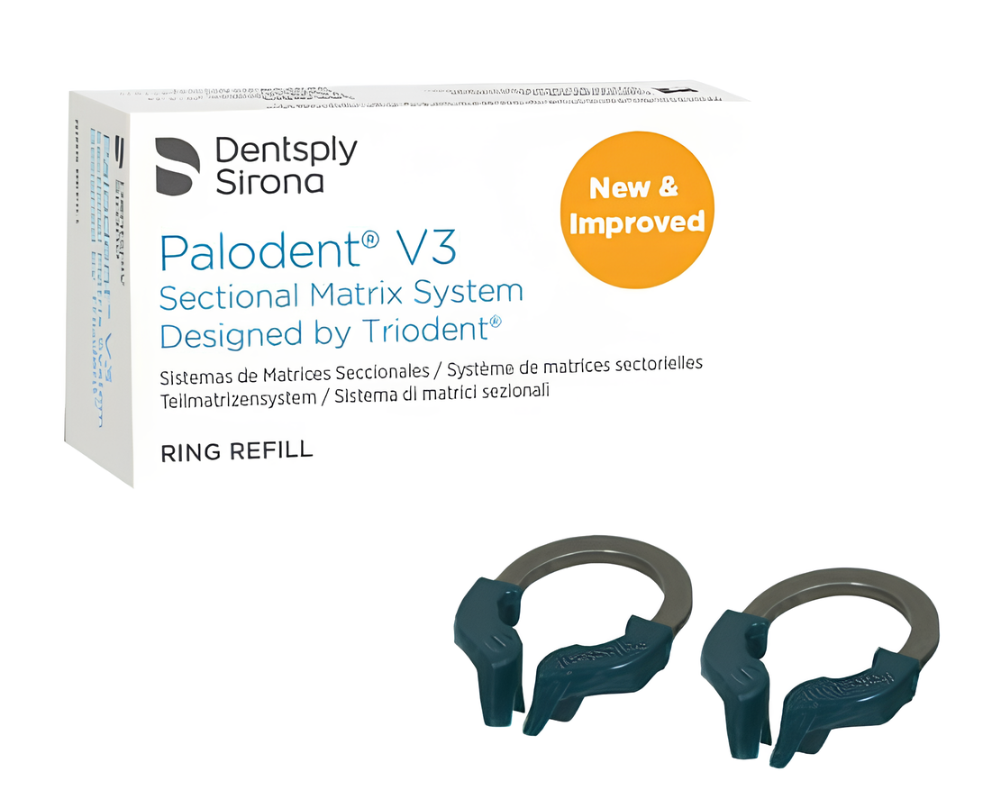 Матрицы Palodent v3 - кольцо узкое NITI, 2 штуки (синее)