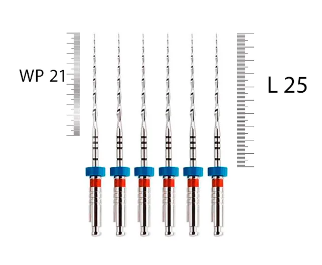 Mtwo 25мм, 06, N25 (6 шт), VDW - тейпер, WP 21