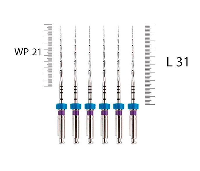 Mtwo 31мм, 04, N10 (6 шт), VDW - тейпер, WP 21