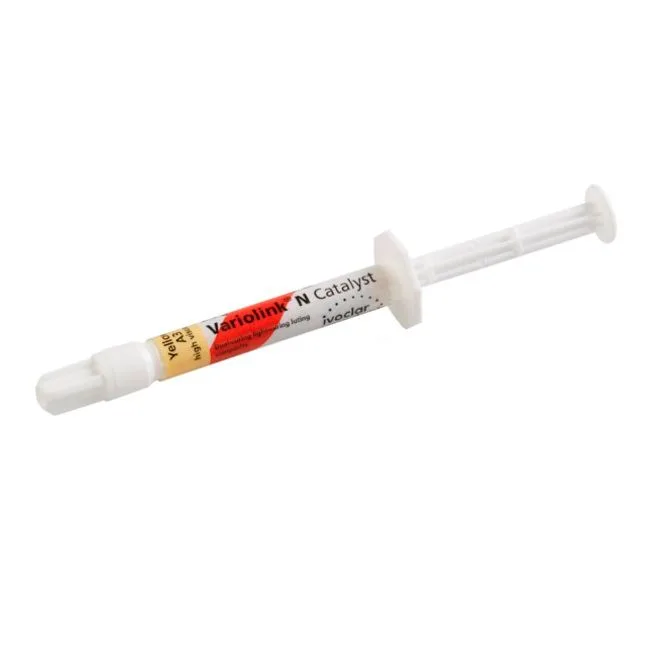 Variolink N желтый высокой вязкости (1 х 2,5 гр) композит двойного и светового отверждения, катализатор
