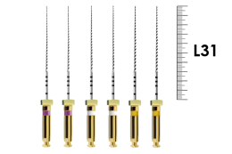 PathFile 31мм №13-19 ассорти (6 шт), Dentsply Sirona - машинные файлы, никель-титан, для создания ковровой дорожки