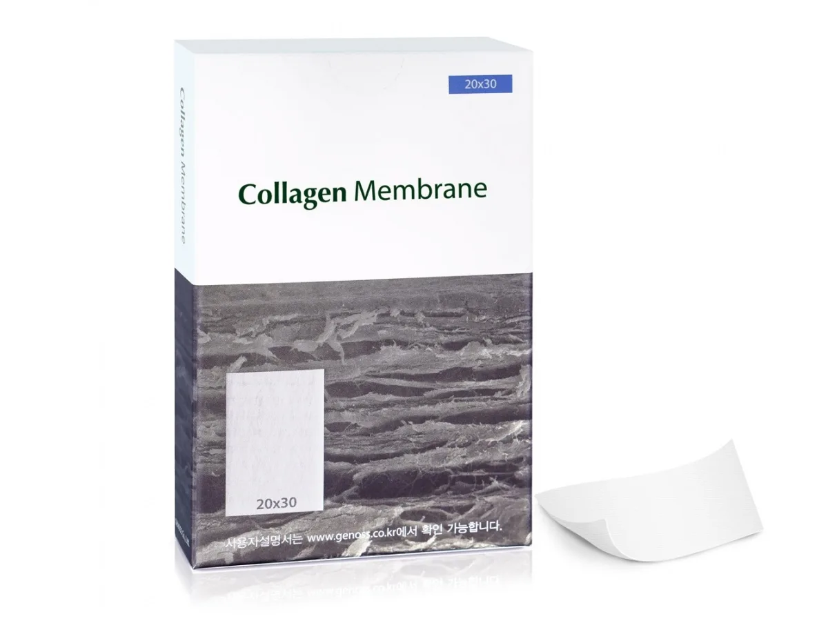 Резорбируемая мембрана Collagen Membrane, Genoss (Ю.Корея). GCM2030