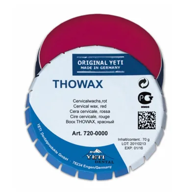 Воск цервикальный Thowax, красный, жестяная банка 70г
