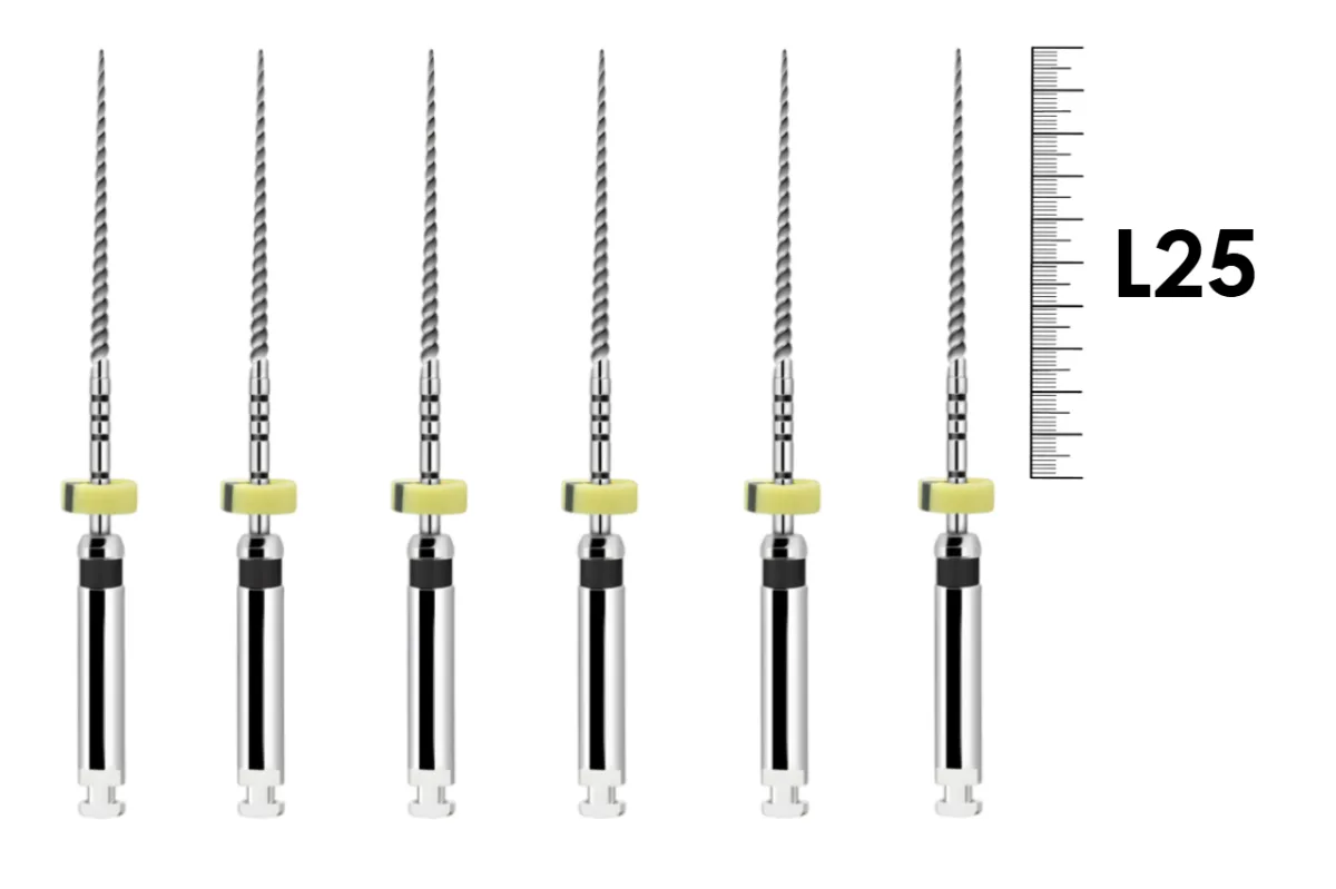 ProFile RA 25мм .02 №40 (6 шт), Dentsply Sirona - машинные файлы, каналорасширители, никель-титан