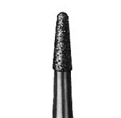 Бор конусный с алмазным напылением, диаметр 0,9 мм. 8957 (1 шт.), Komet Dental