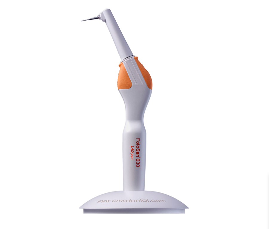 CMS Dental FotoSan 630 - прибор для фотоактивируемой дезинфекции, защитные очки, 3 вида насадок по 10шт, 5шпр.