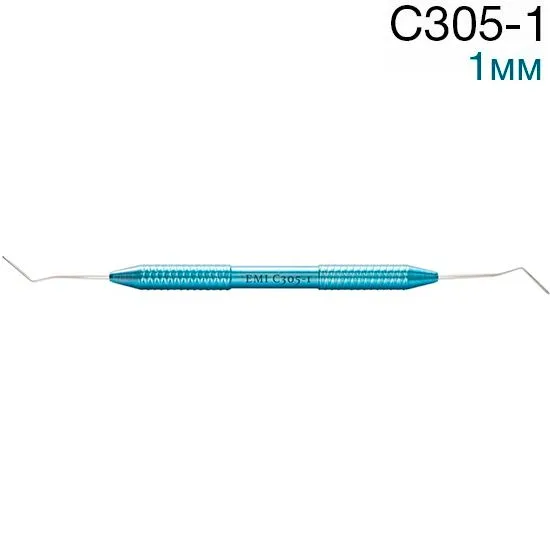Штопфер-гладилка C305-1, обратноконусный штопфер с медиальной каплевидной гладилкой, 1,0 мм, ЭМИ
