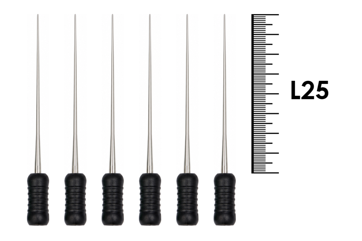 Spreaders Mani 25мм №40 (6 шт) - уплотнители гуттаперчи для латеральной конденсации