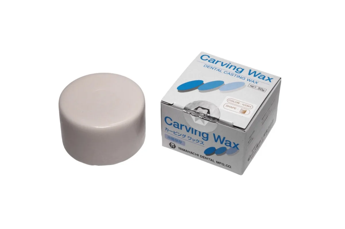 Воск моделировочный Carving Wax Ivory (бежевый) 50гр, Yamahachi (Япония), YAMAHACHI