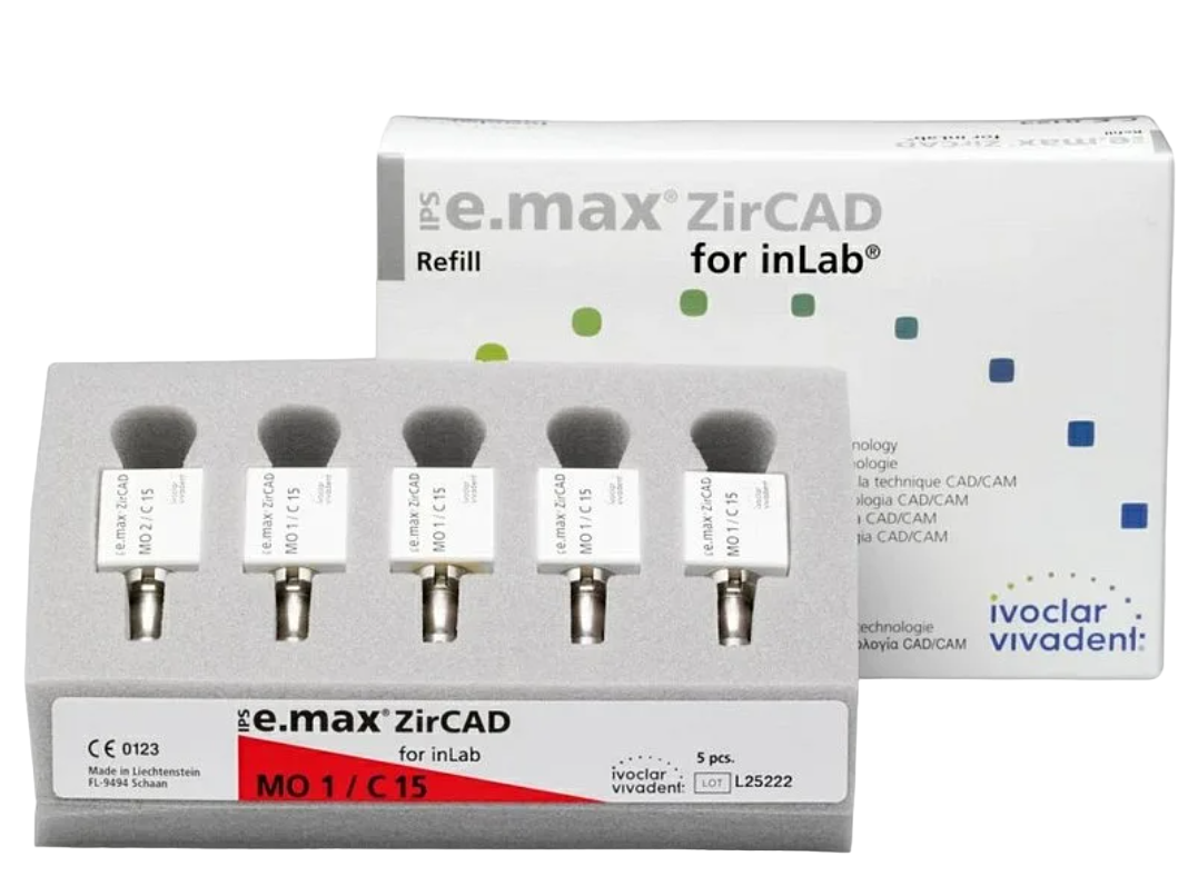 IPS e.max ZirCAD inLab MO 0 C15/5 Заготовки для зубопротезирования, 596825