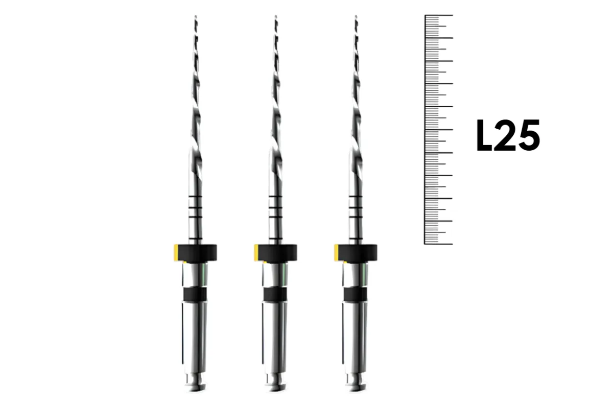 E-Flex REC 25мм, .04, N40 (3 шт), Eighteeth - машинные файлы