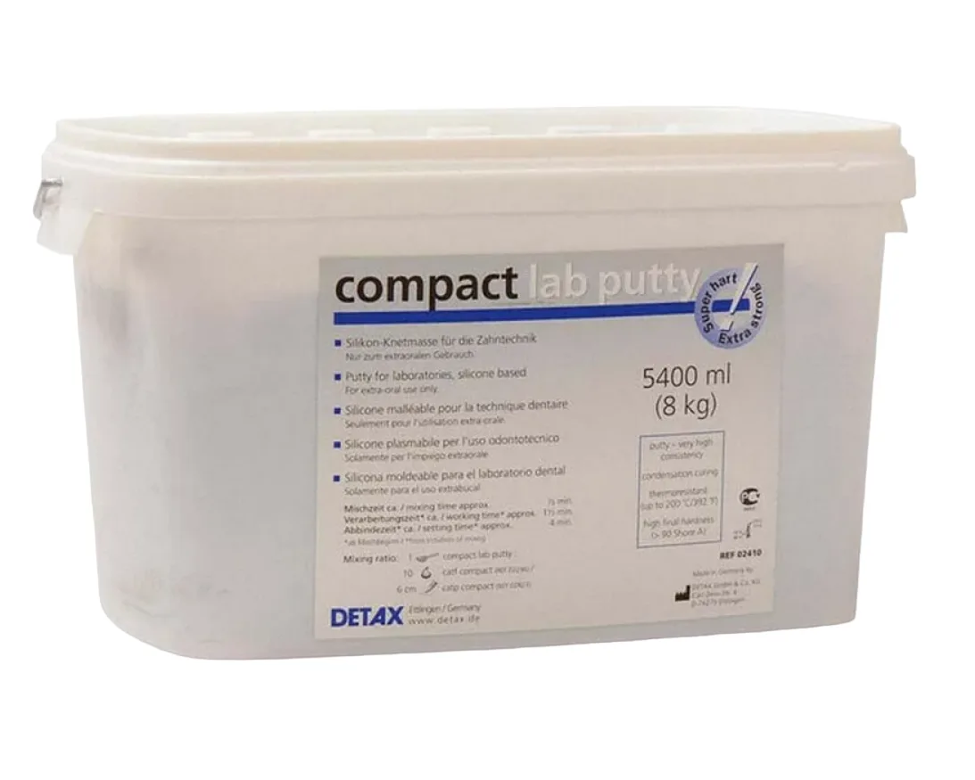 Compact lab putty Зуботехнический силикон, ведро 5400 мл