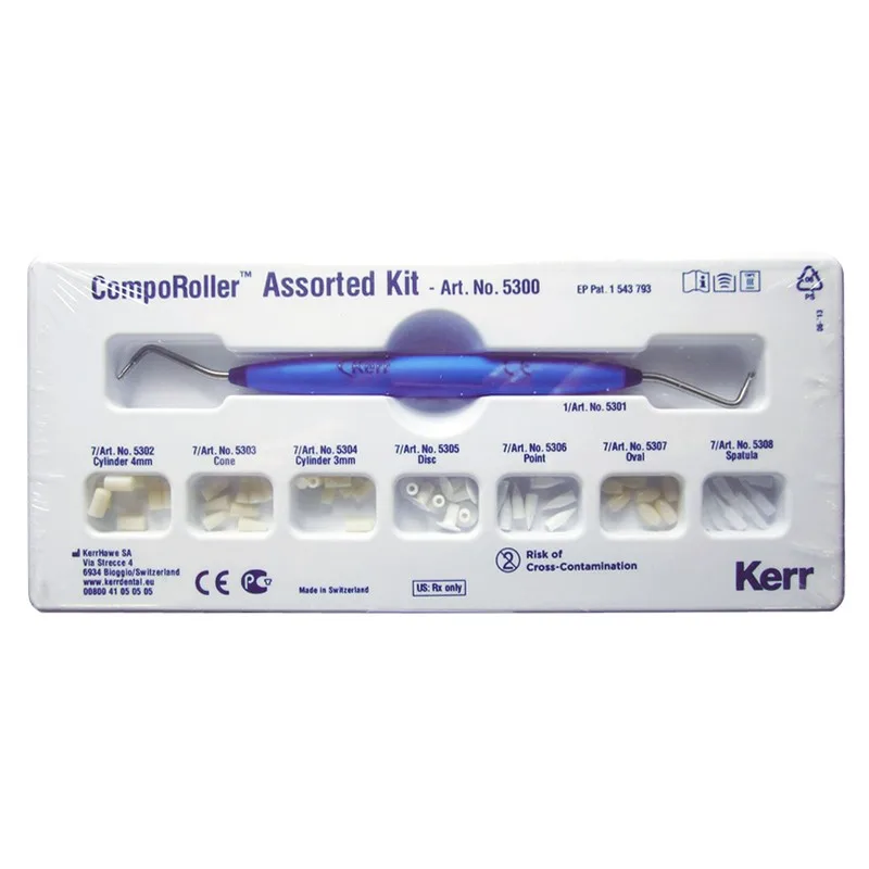 CompoRoller Assorted Kit - инструмент д/мод.композитов: 1рукоятка+49нас.