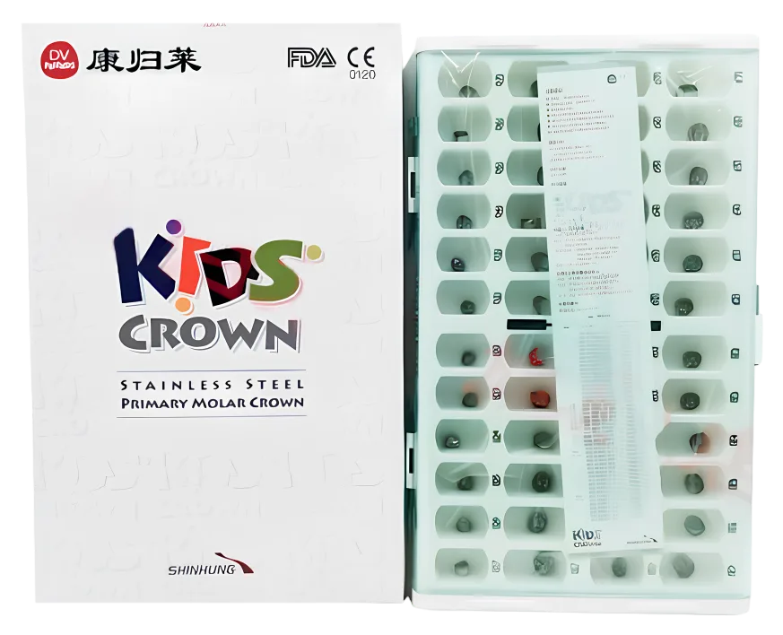 Коронки детские Набор 48 шт Stainless Steel Primary Molar Crowns (Корейские)