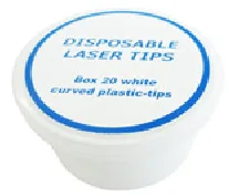 Наконечники изогнутые Disposable Lazer Tips - (1 х 20шт.)