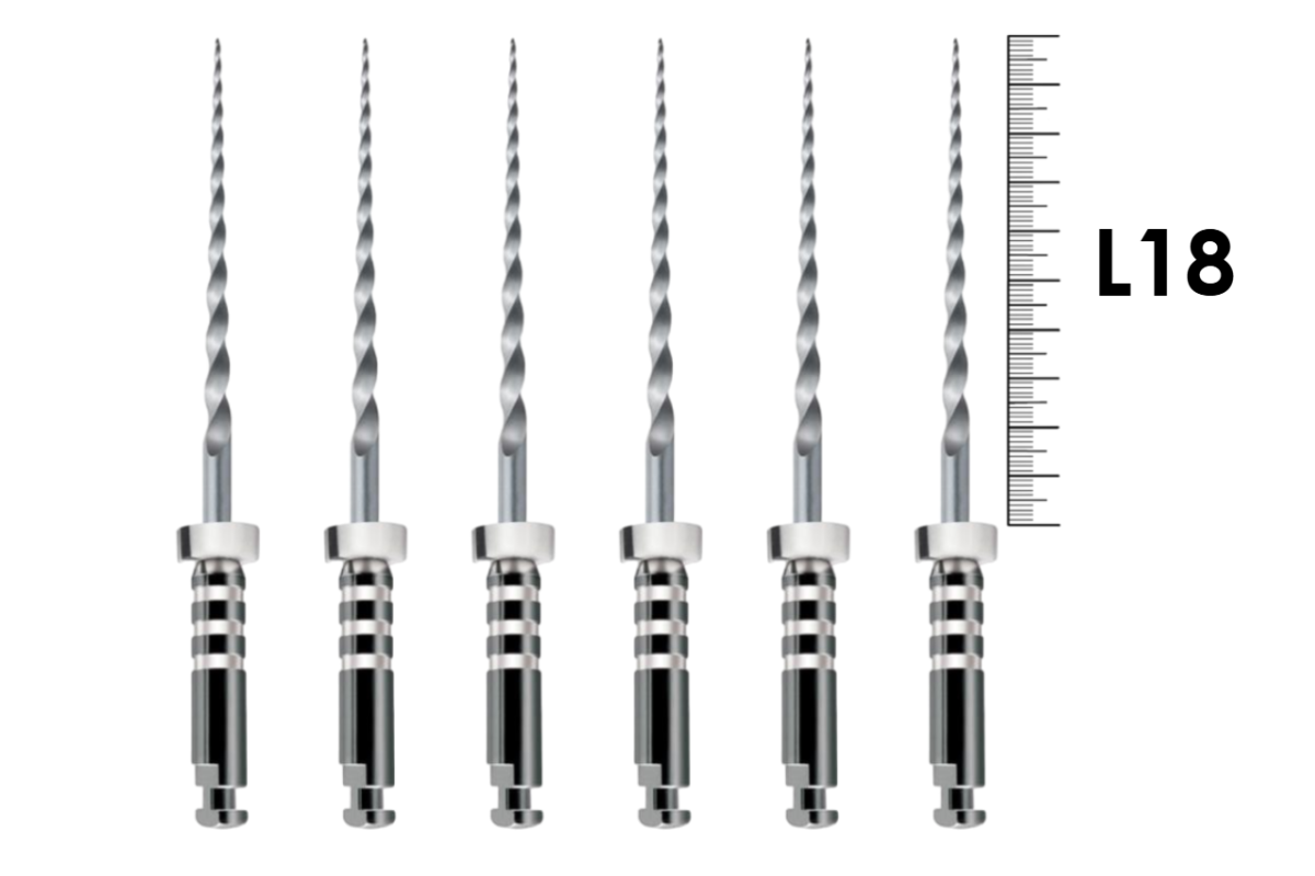ProTaper Retreat 18мм .08 D2 (6 шт), Dentsply Sirona - машинные файлы, для распломбирования корневых каналов, перелечивание