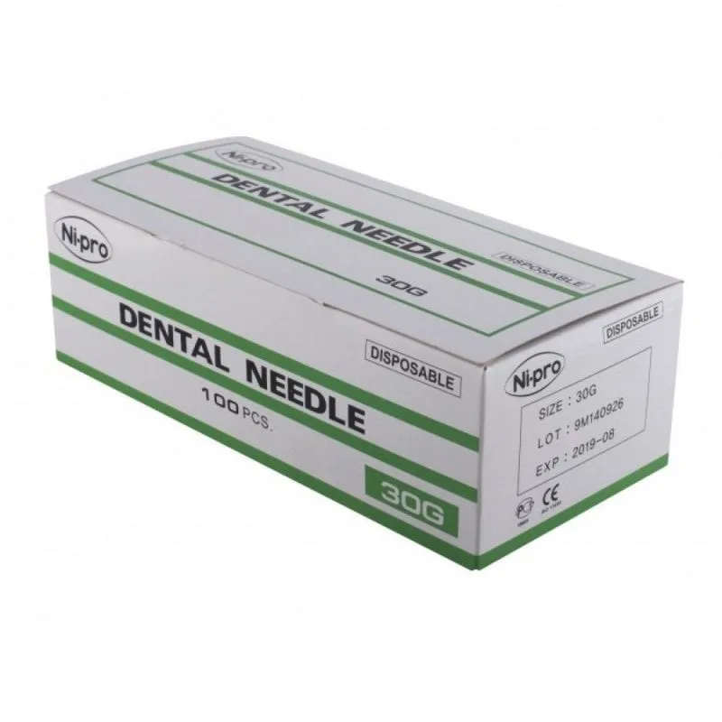 Иглы карпульные Nipro 30G 0.3x16мм (100 шт.)