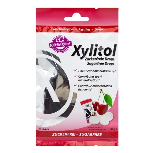 Леденцы miradent Xylitol Drops вишня (26 шт.)