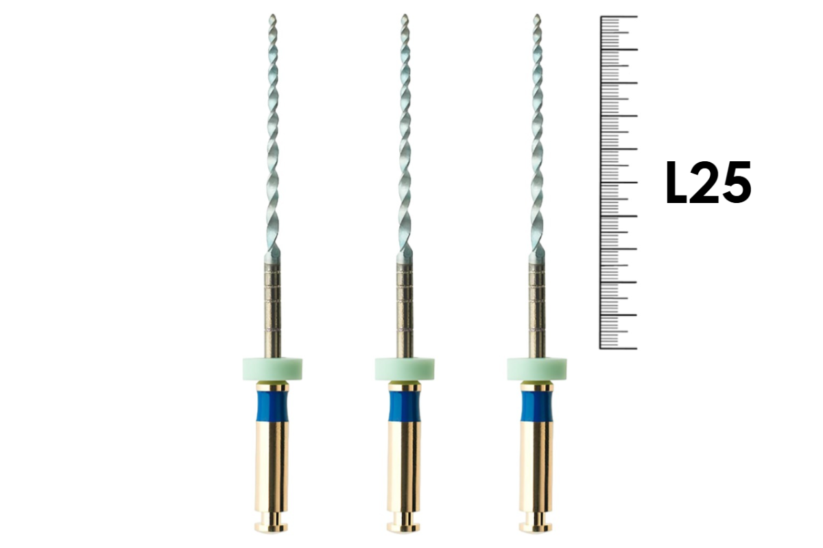 HyFlex EDM 25мм, .02, N60 (3 шт), Coltene - машинные файлы, NiTi, финишные