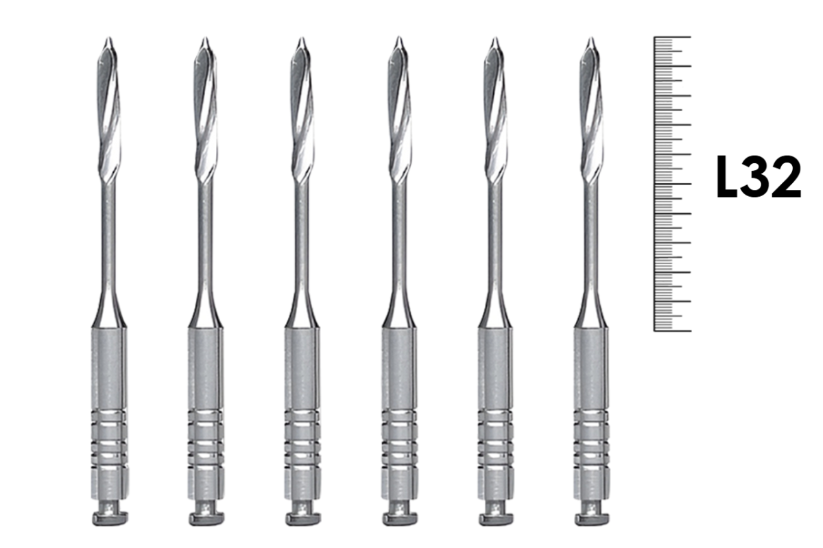 Gates RA 32мм №5 (6 шт), Dentsply Sirona - дрильборы, расширитель устьев корневых каналов, машинный