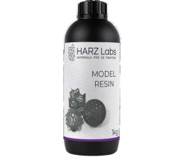 Фотополимер HARZ Labs Model Resin grey для LCD/DLP принтеров, 1 литр