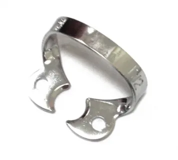 Gloss Finish Wingless Clamps #W2 - Полированные бескрылые кламмеры