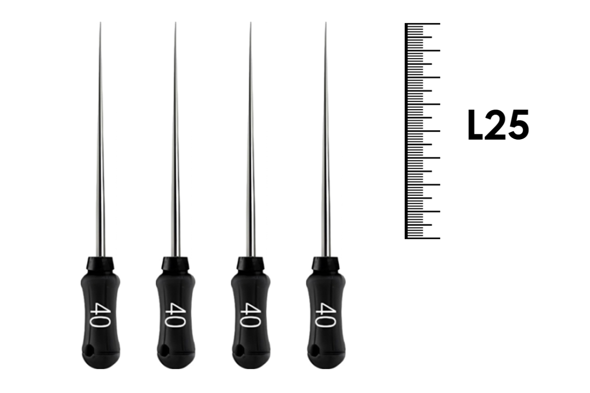 Spreaders 25мм №40 (4 шт), Dentsply Sirona - уплотнители гуттаперчи для латеральной конденсации