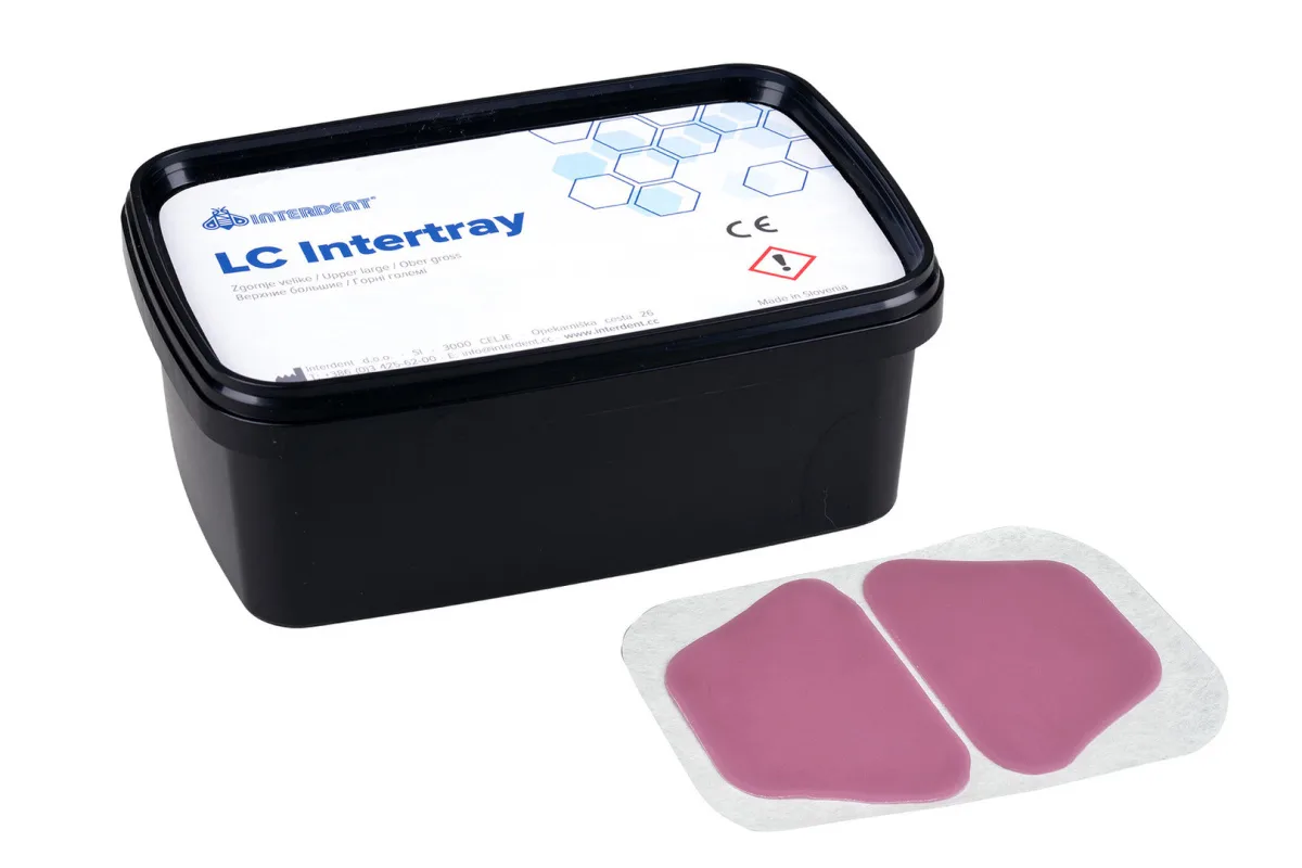 LC Intertray Базисные пластины для изготовления индивидуальных ложек, цвет розовый (50 шт)