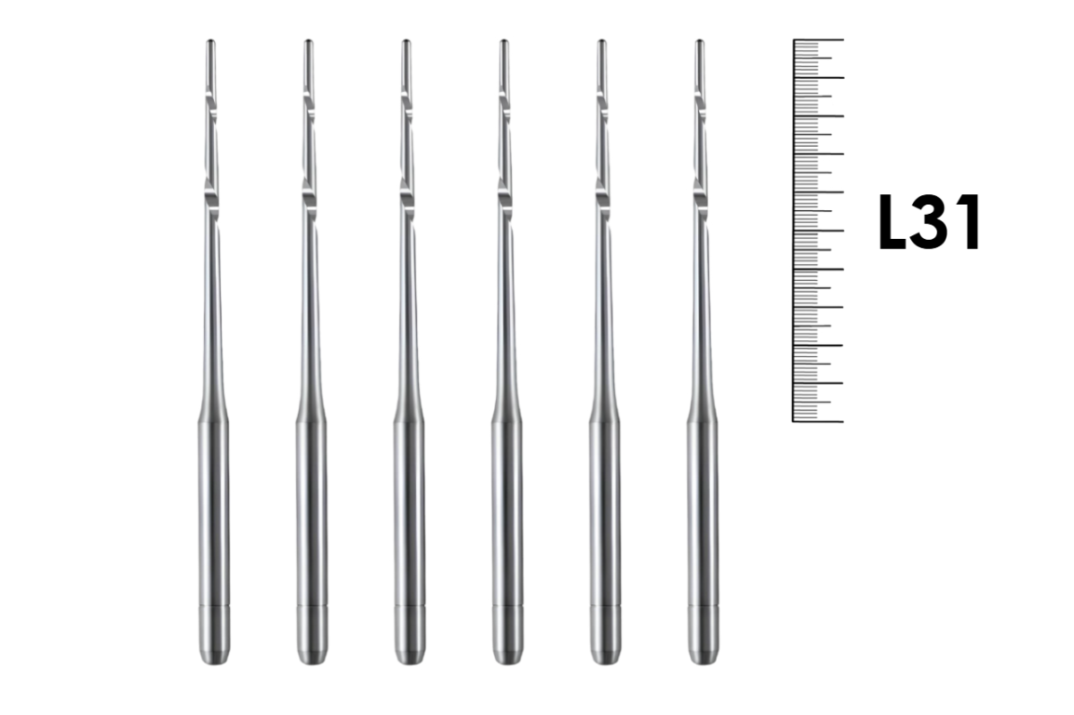 Post Space Bur 31мм №005 (6 шт), Dentsply Sirona - эндодонтические дрильборы, для подготовки канала под штифт