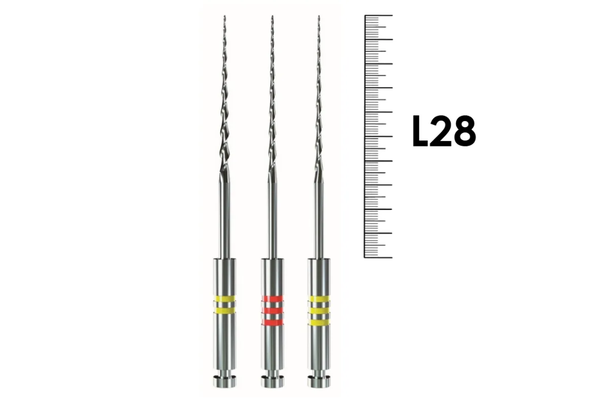 E3 Small Apical Rotary System 28мм ассорти №20-25 (3 шт), EndoStar - машинные файлы, 20/06, 20/04, 25/04