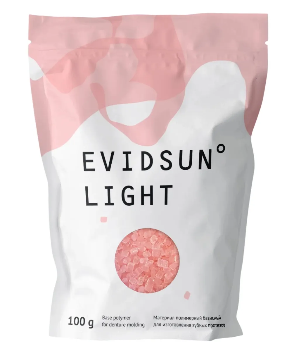 Evidsun Light, Цвет: 1 - материал для изготовления зубных протезов (100 г)