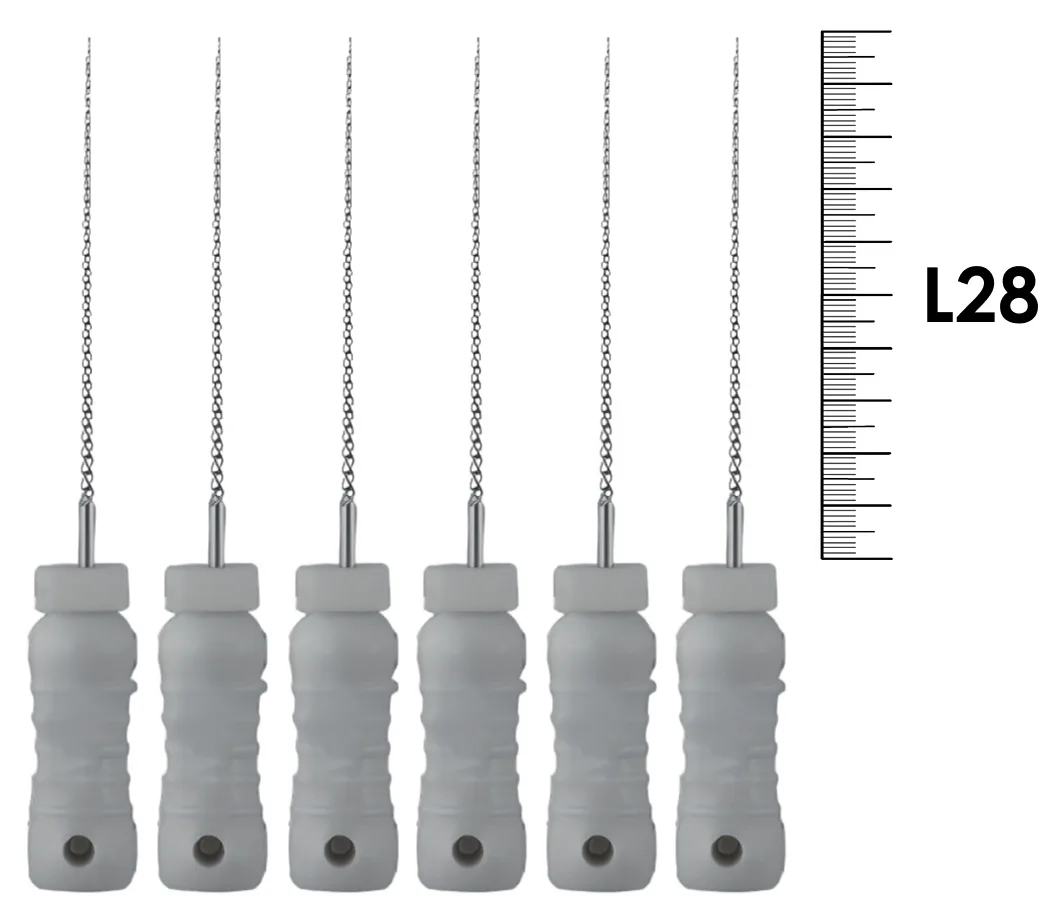 K-Reamers 28мм №08 (6 шт), Dentsply Sirona - ручные файлы, каналорасширители