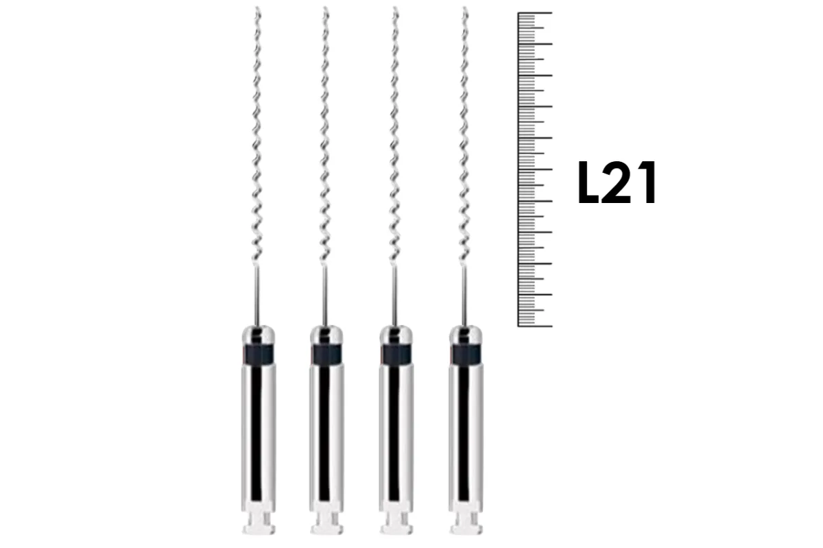 Lentulo 21мм N4 ISO 70-90 черный (4 шт), Dentsply Sirona - эндодонтические каналонаполнители, машинные