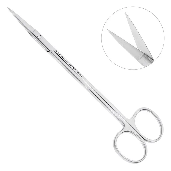 Ножницы хирургические прямые Kelly, 160 мм 19-14*