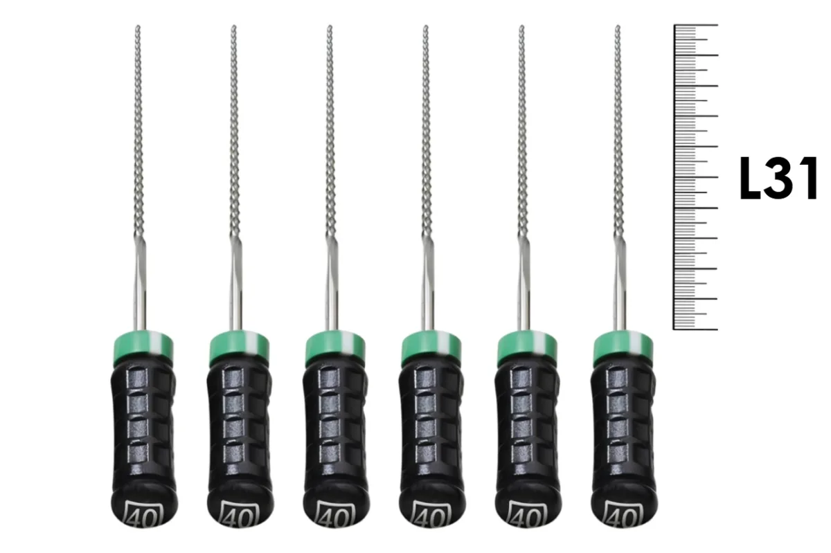 H-File M-Access 31мм №40 (6 шт), Dentsply Sirona - ручные файлы, каналорасширители