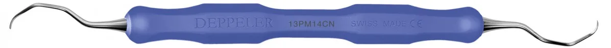 Пародонтологическая кюрета Грейси мини-профильная, Blue, 13PM14CN B, Deppeler