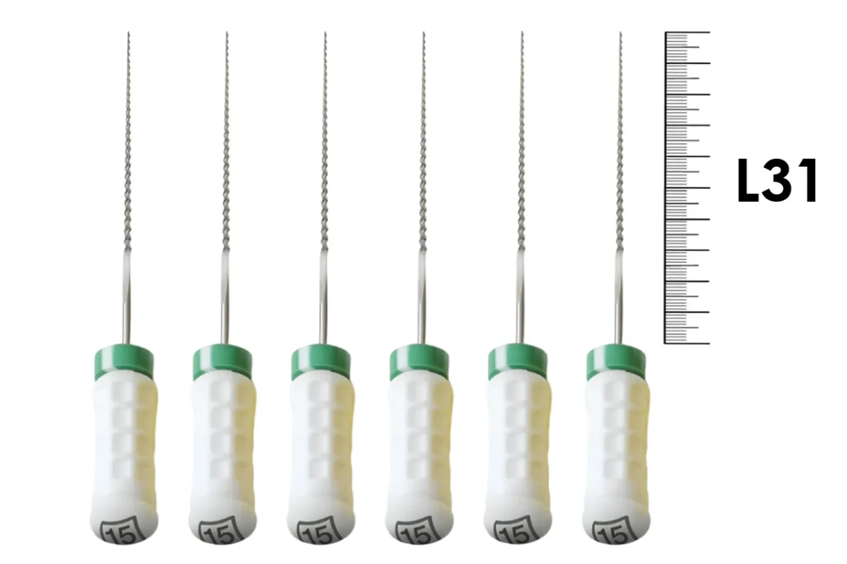 K-File M-Access 31мм №15 (6 шт), Dentsply Sirona - ручные файлы, каналорасширители
