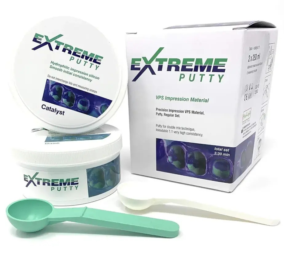 Extreme Putty - А-силикон оттискной, база (250+250 мл), MEDICEPT DENTAL