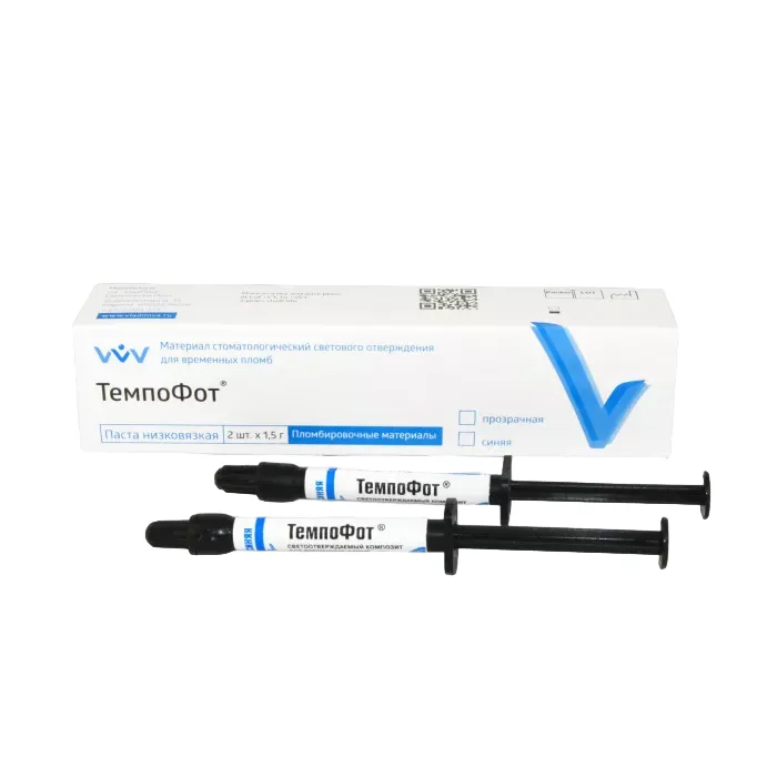 Темпофот (Синий) низковязкий (паста 1,5г+1,5г)