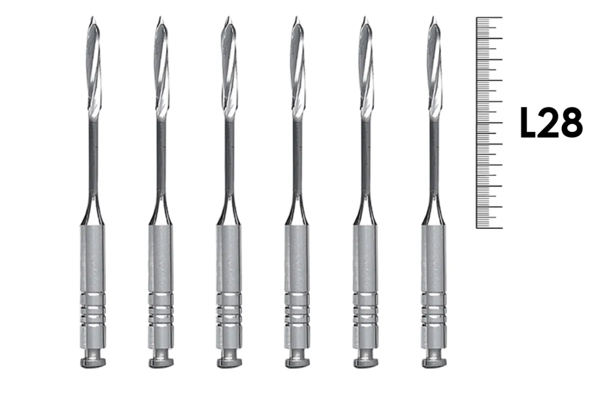 Largo RA 28мм №4 (6 шт), Dentsply Sirona - расширители прямых корневых каналов