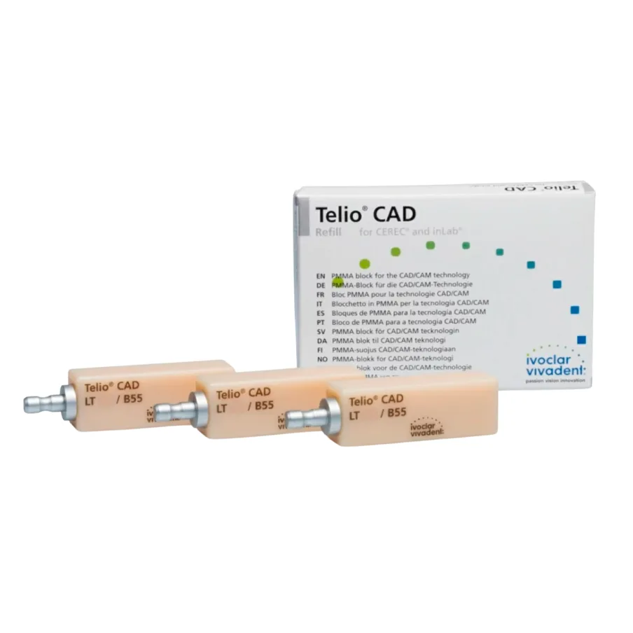 Блоки Telio CAD CEREC/inLab LT A3 B55/ 3 шт