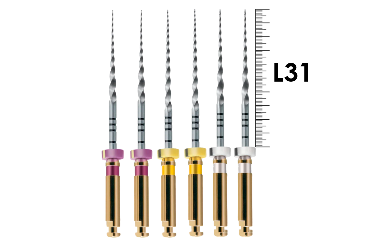 ProTaper Universal 31мм 2xS1-2xS2-2xF1 (6 шт), Dentsply Sirona - машинные файлы